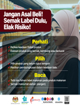 Jangan Asal Beli! Semak Label Dulu, Elak Risiko!